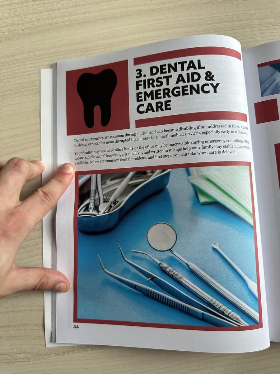 Survival MD Dental First Aid and Emergency Care chapter opening page