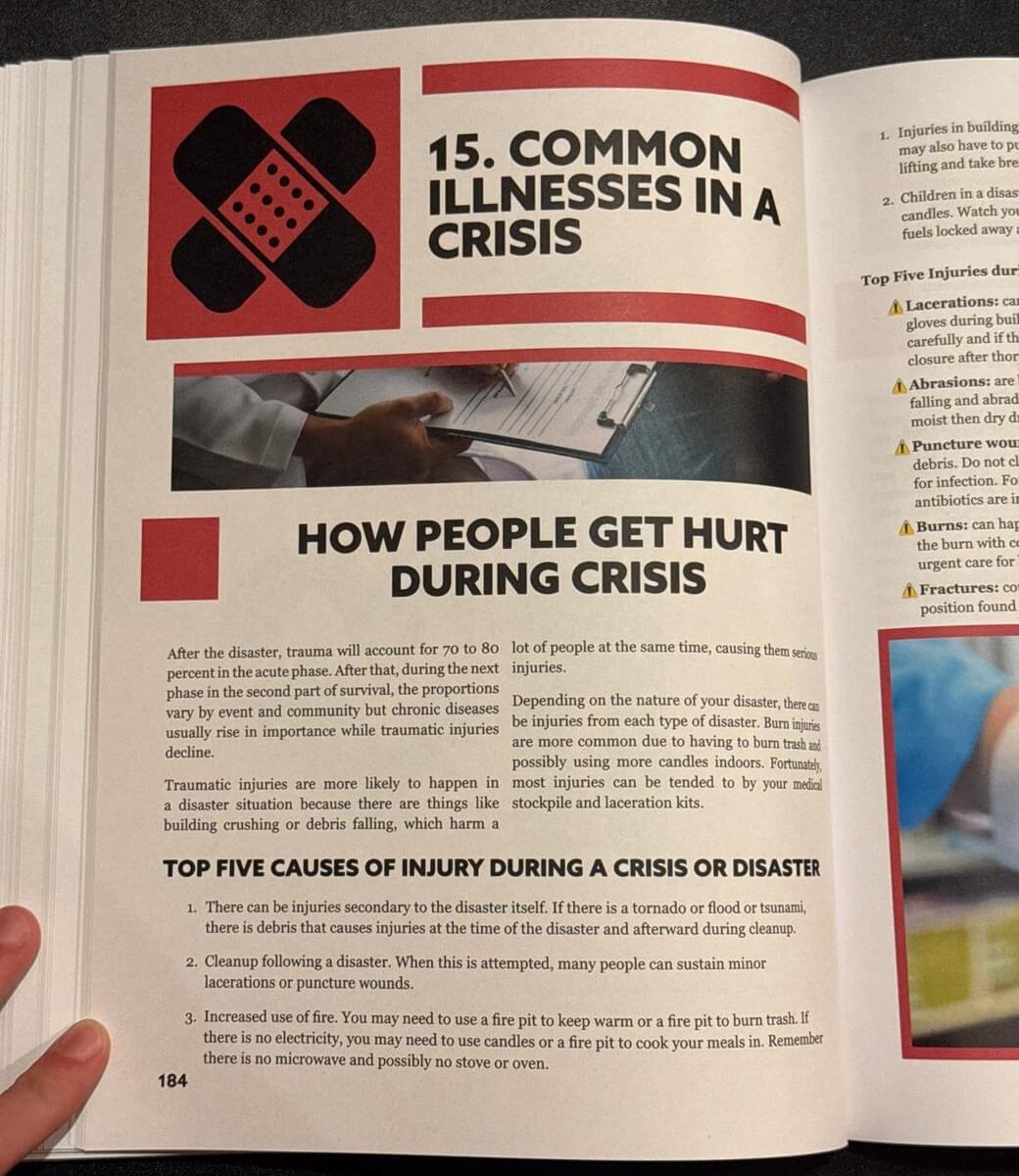 Survival MD Chapter 15 opening page: Common Illnesses in a Crisis