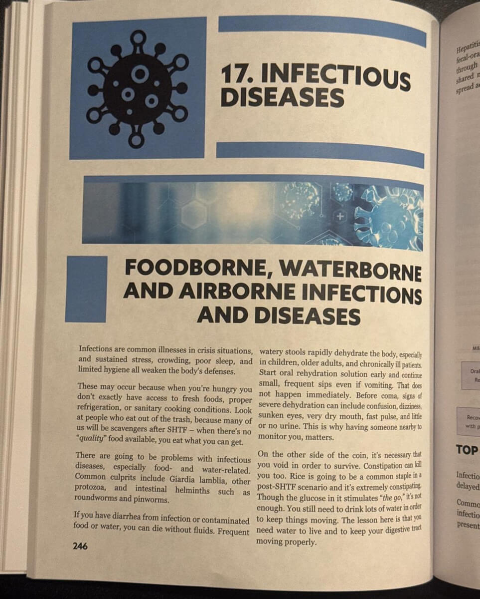 Survival MD Chapter 17 opening page: Infectious Diseases