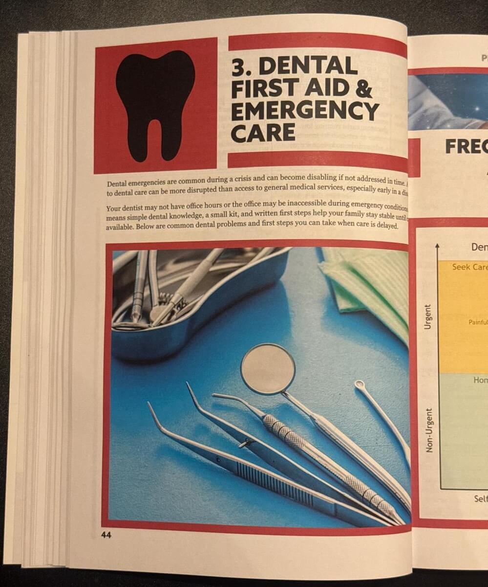 Survival MD Chapter 3 opening page: Dental First Aid and Emergency Care