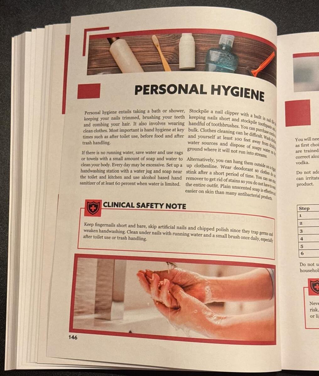 Survival MD Personal Hygiene section in Chapter 11